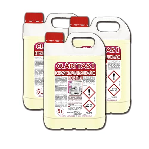 Detergente Lavavajillas Automático Industrial - Hostelería - 3x5L - Todo Tipo de Aguas