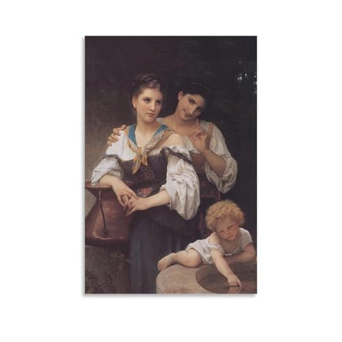 Impression sur toile Bouguereau His Secrets François Boucher décoration murale moderne