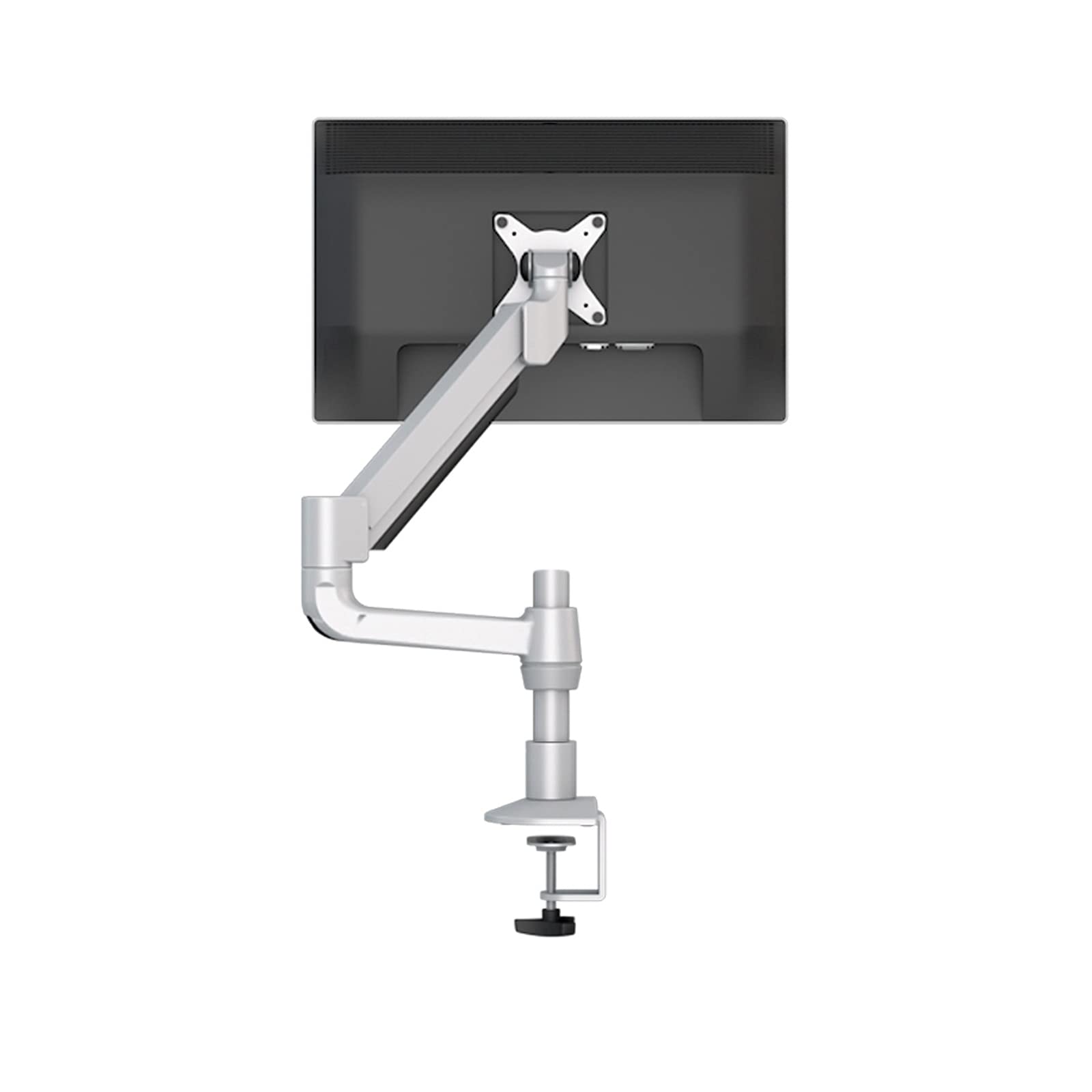 Aioneer Monitor Desk Mount Column Type Monitor Stand Mechanical Spring Single Monitor Stand Mount 17"-30" Fully Adjustable Stand With C Clamp/Grommet Mounting Base Computer Monito-200mm