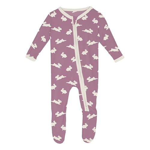 KicKee Easter Footie with Zipper, Select Colors, Perfect Onesie for Boy or Girl, Baby Clothes