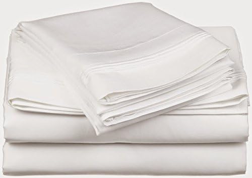 Ethereal Bedding Egyptian Cotton 500-Thread-Count Super Soft Button Closure Designer 3-Piece Luxury Duvet Cover Set Emperor/Wyoming King Solid White