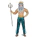 Produktbild Amakando Meeresgott-Kostüm Neptun für Männer/Größe L (52) / Poseidon Outfit Gott des Meeres/Genau richtig zu Karneval & Fasching