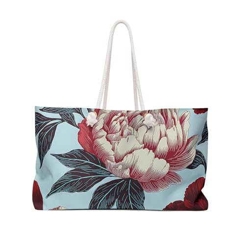Vintage Floral Weekender Bag - Stylish & Spacious Travel Tote