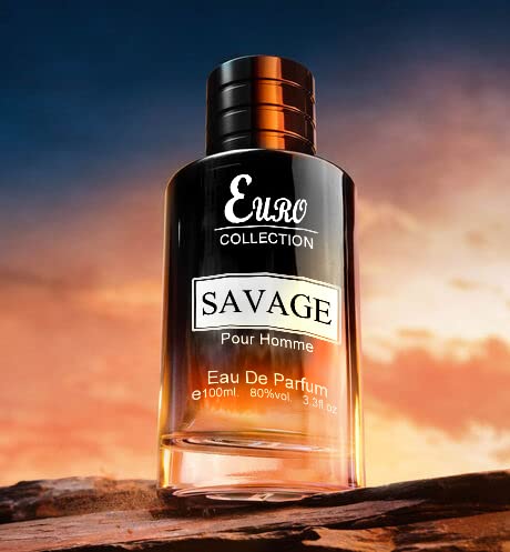 Tokuyo 3Pcs Savage Black Men Perfume Cologne For Men Natural Spray Masculine Scent Wonderful Fragrance Gift Eau De Parfum For Daily Use 3.3 Fluid Ounce 100.0 Milliliters #TOP4