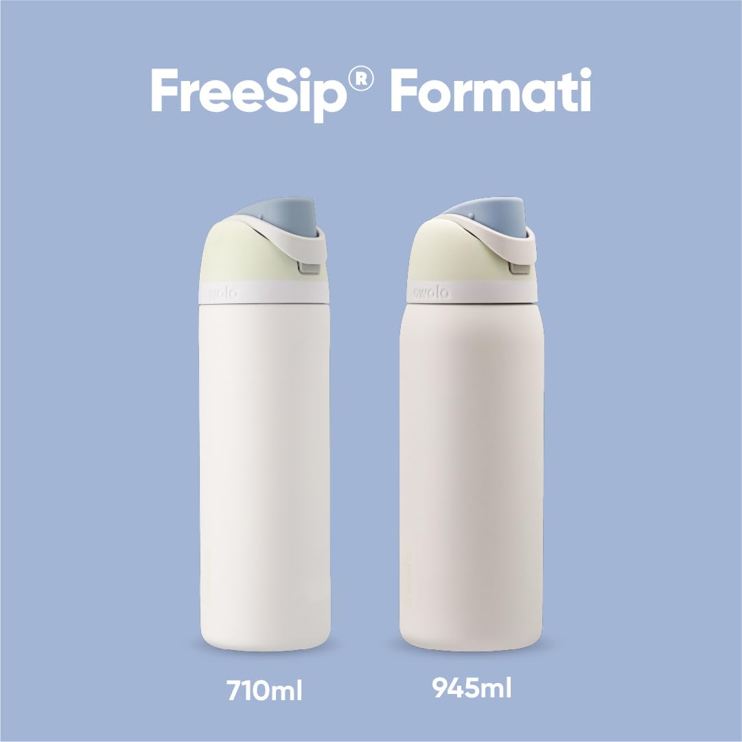 Owala FreeSip - Borraccia termica in acciaio inox con cannuccia, senza BPA, ideale per viaggi, 680 ml, motivo: Iron Man