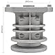 Easyboost Messerhalter Traktormäher kompatibel mit Modellen NG464TR, NG534TR, TD484TR, RL534TR – OEM 22465607/0, 22465607/3, 27604000, 12523080, 1224656073 – Ersatz für Mähwerk Ø22,2mm 68mm