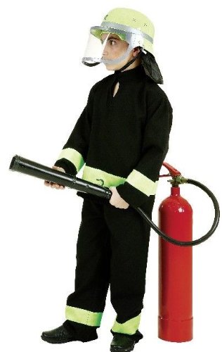 Preisvergleich Produktbild Kinder-Kostüm Feuerwehrmann, Gr. 128