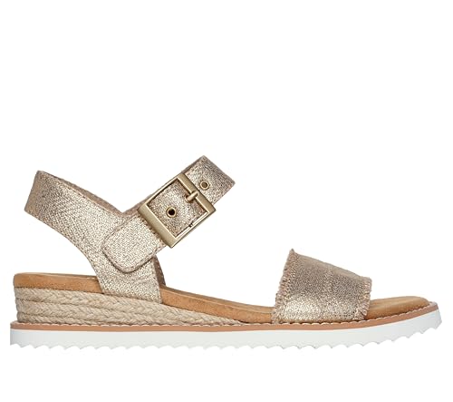 SKECHERS Bobs Desert Kiss - Gold Crush, Gold 7.5