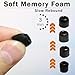Luckvan Memory Foam Earbuds Tips Replacement Fit 4.0mm-5.5mm Isolation Noise Replacement Foam Ear Tips for in-Ear Earphones with Storage Box