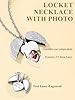 Custom4U Cubic Zirconia Angel Wing Heart Locket Necklace with Picture Custom Personalised Photo Locket Necklaces for Women #3
