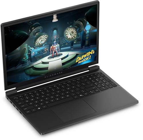 Image of Dell 2026 Alienware 15 15.3 inch WUXGA 165Hz Laptop 10-Core Intel Core 7 240H NVIDIA GeForce RTX 4050 16GB DDR5 1TB NVMe SSD USB-C w /DP WiFi AX RJ-45 BT Webcam HDMI2.1 Backlit KB Windows 11 Home