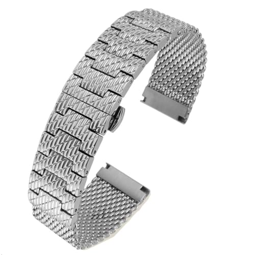 [X] KV`Y 8037 8031 CB5848 8040 Ή \bhXeXX`[ EHb`oh KuCgO IWC W EHb`Xgbv 22mm Vo[uXbg voh(Silver,23mm)