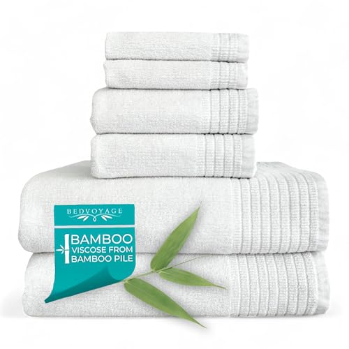 BedVoyage Luxury Bath Towels Set of 6 - Ultra Soft