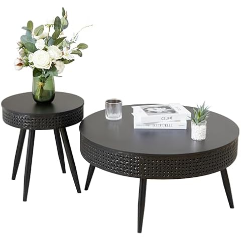 FurSch Modern Farmhouse End Table Set Cover