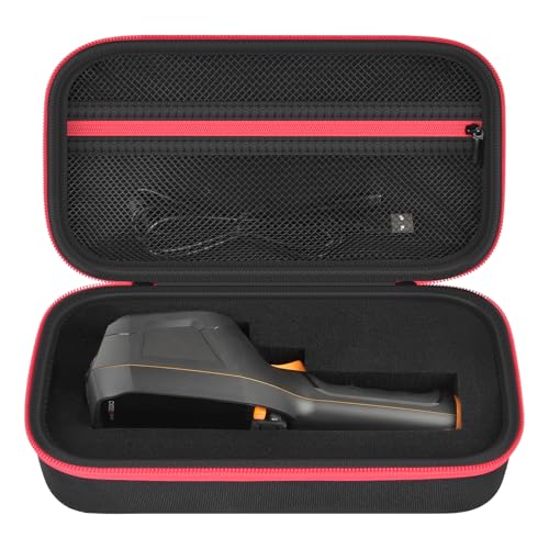Image of Boobowl Large Thermal Camera Carrying Case for TOPDON TC004 / for FOXWELL RT280, EVA Hard Shell Shockproof Storage Box with DIY Foam Insert for HVAC Technicians Electricians Field Inspectors (Black)