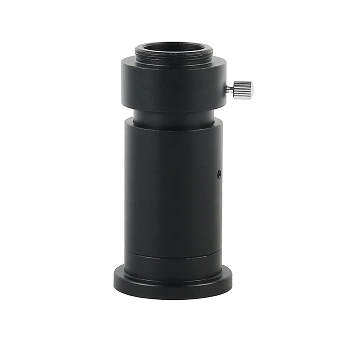 Microscope 0.4X/1XC Mount Adapter Lens Adjustable Microscope Camera Focus Tube Adapter for 8X-50X Zoom Trinocular Stereo Microscope(1X)