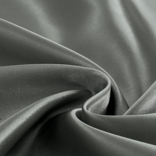 Homiest Dark Grey Satin Fitted Sheet, Twin Deep Pocket Only by Homiest - Used condition - Image 5