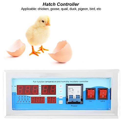Controlador de Umidade, 180-240V Sistema de Incubação Controlador Digital Hatch, Automático com Gran