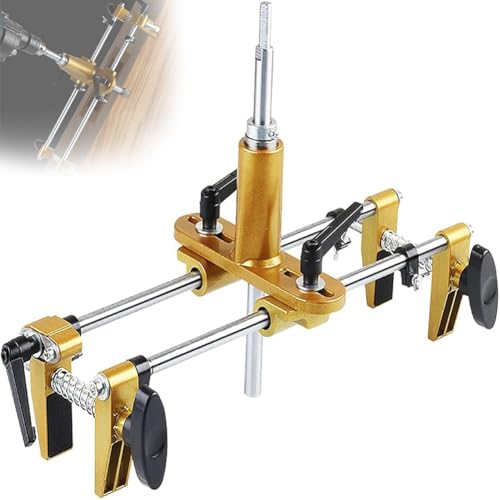 Kit de abridor de agujeros para cerradura de puerta con máquina de mortaja y cuchillas para instalación de puertas de madera, profundidad de ranura de 130 mm