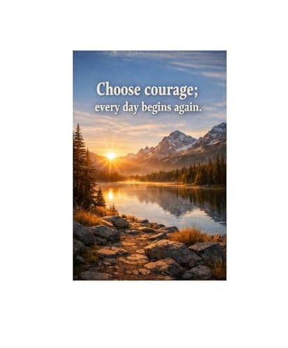 Choose Courage Every Day Begins Again Me…
