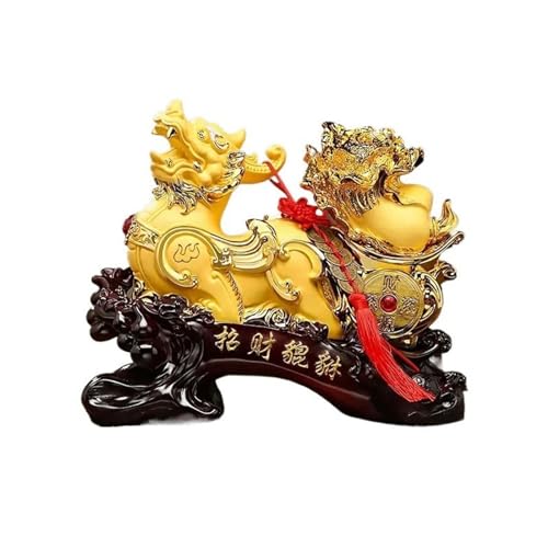 Statue de Bouddha ZXQUEGF décoration dorée pour salon et bureau