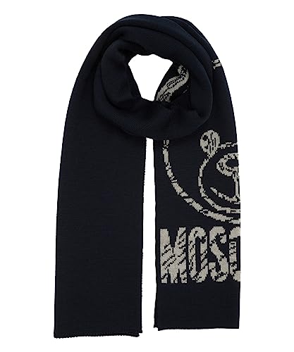 Made in Italy MOSCHINO sciarpa Teddy bear uomo blue