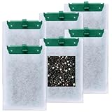 SAIERTE Large Replacement Filter Cartridges, Enhanced with Maifan Stone & Zeolite, Compatible with Whisper Bio-Bag for Whisper 20i/40i, IQ20/30/45/60, PF20/30/40/60 – Keeps Aquarium Clear,6 PC