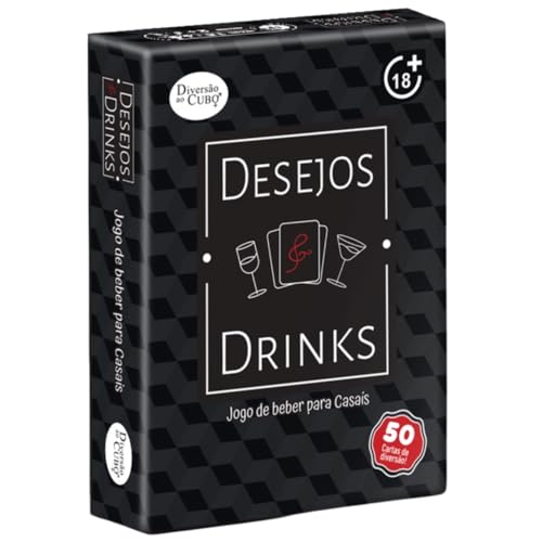 Jogo Erótico Desejos e Drinks Jogo de Cartas