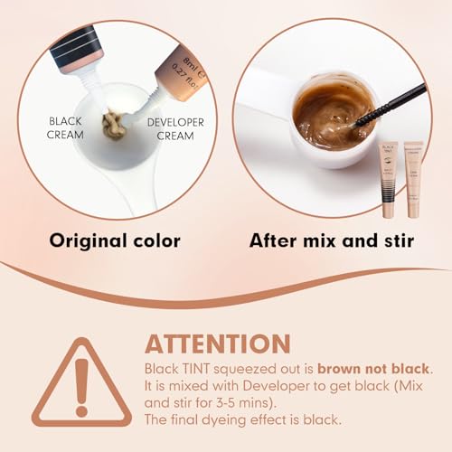 Lomansa LO-GZ-HEI Lash Color Kit, Professional Eyelash And Brow Color Kit thumb #4