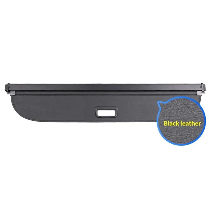 Generico Posteriore Copribagagli per NETA X 2023 2024 2025 Retrattile Tronco Cargo Copertura Pacchi Cremagliera Scudo Impermeabile Privacy Accessori Auto Copertura Bagagliaio(Pelle)