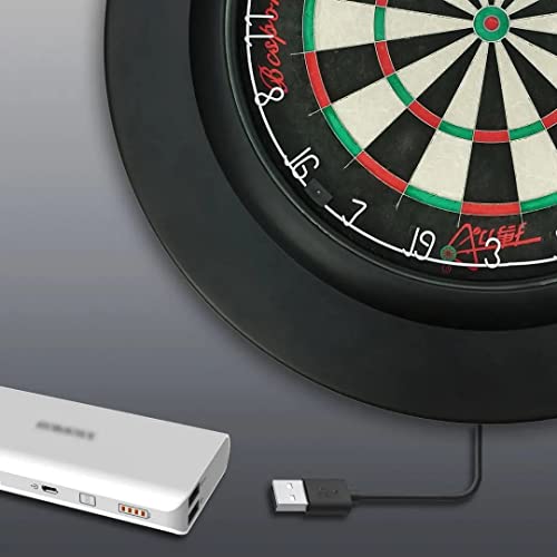 Bcsports Dartboard Surround mit Light Darts Board Surround (Rot) – Bild 6