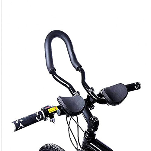 Manubrio di riposo della bicicletta, Manubrio di riposo della bicicletta in lega di alluminio, Manubrio del bracciolo della bicicletta Aero Bar, per Triathlon e Time Trial Bike Moutain Bike Road Bike