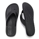 Chanclas Extragrandes For Hombre (UE 46-51), Ajuste Ancho Y Se Adapta A Pies De hasta 34 Cm De Longitud, Suela Gruesa Acolchada, Suela De Tracción Geométrica, Sandalias De Playa(49 EU)