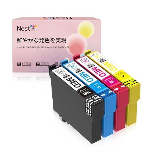 Amazon.co.jp: Nestink ew-056a メダマヤキ インク エプソン用 MED-4CL