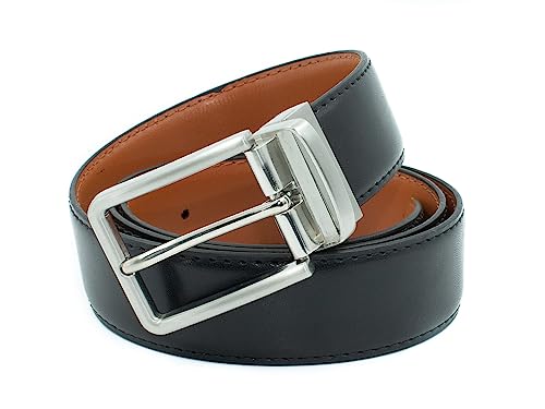 Image of Reversible Pu-Leather Formal Belt For Men