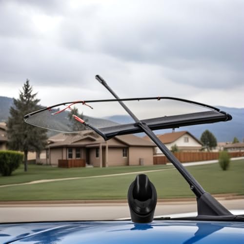 Bisel de repuesto resistente a la intemperie para base de antena de coche Toyota 5