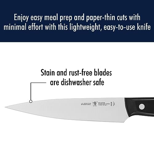 image for HENCKELS Solution Razor-Sharp 6-inch Utility Knife, Tomato Knife, Germ