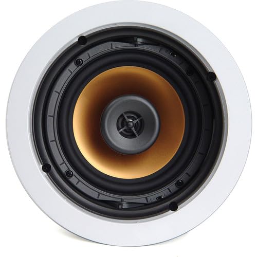 Klipsch CDT-5650-C 2-Way Pivoting in-Ceiling Loudspeaker (CDT-5650-C) Bundle Including: Cable Ties, Cleaning Kit