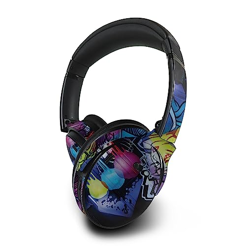 Image of MightySkins Skin Compatible with Bose QuietComfort 45 Headphones Midnight Mischief | Protective, Durable, and Unique Vinyl Decal wrap Cover | Easy to Apply | Made in The USA