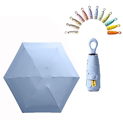 Mini Sun Travel Umbrella Ring handle Coating Layer Fabric Blocking/anti UPF 50 UV Protection 99.9% Compact Folding Purse Umbrella/Lightweight Small Portable Backpack/Rain Sun/Men Women Kids Mini Sun Travel Umbrella Ring handle Coating Layer Fabric Blocking/anti UPF 50 UV Protection 99.9% Compact Folding Purse Umbrella/Lightweight Small Portable Backpack/Rain Sun/Men Women Kids