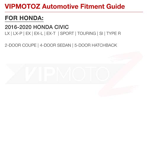 [Switchback + Sequential Turn Signal] VIPMOTOZ Full White & Amber LED Smoke Lens Front Side Marker Turn Signal Light For 2016-2020 Honda Civic, Driver & Passenger Side - Thumbnail 5