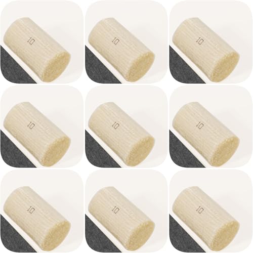Image of Yglnden 10 Bundles Latch Hook Kit Colorful Yarn Bundles Cut Rug DIY Latch Hook Yarn for Handmake Craft Sewing Knitting for Adults (10 Bundles#Beige A)