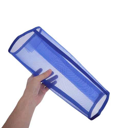 Fundas para patas de caballo transpirables de malla azul pack de 4 botas protectoras 5