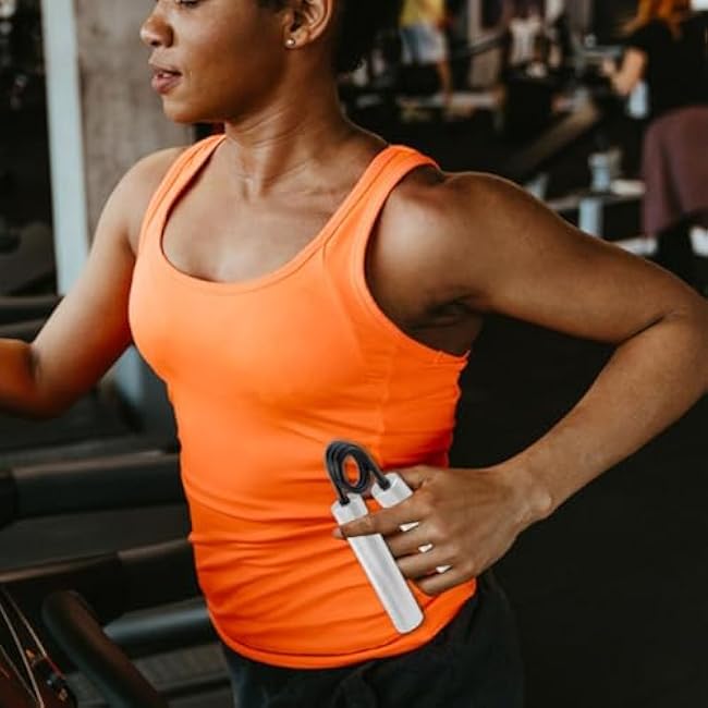 No Slip Heavy-Duty Metal Grip Strength Trainer Forearm Grip for Muscle Building Hand Rehabilitation Home Gym Exerciser Training Recovery Non-slip Hand Gripper Wrist Finger Hand Grip Strengthener