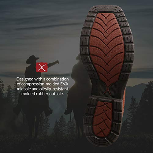 Image of Twisted X Men's 6 inch Work Oblique Toe Boot with CellSole comfort footbed