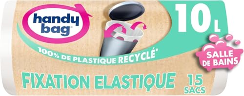 Sac Poubelle Pour Salle De Bain Avec Fixation Élastique Handy Bags Les 15 Sacs - vue 3
