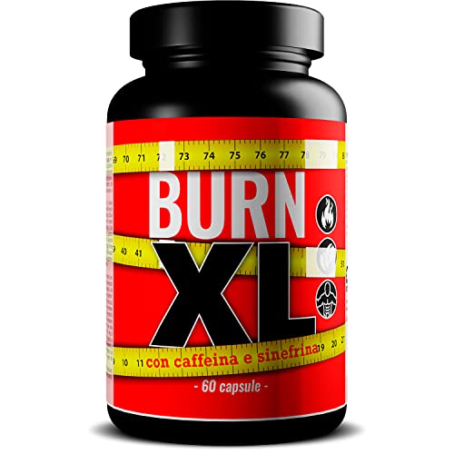 Dimagrante Forte Brucia Grassi Termogenico Con Caffeina E Sinefrina, Burn XL 60 Capsule Ad Effetto Drenante, Pillole Dimagranti Veloci E Efficaci Con Garcinia, Guaranà E Noce Di Cola