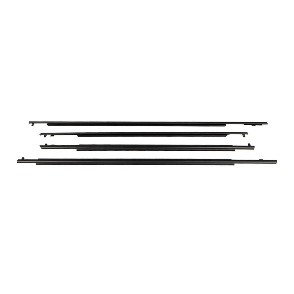 Sealing Strip 4PCS Car Outer Windows Rubber Weatherstrip Waterproof Pressure Strip Sealing Belt Moulding Trim for Toyota for Prius ZVW30 2010-2015