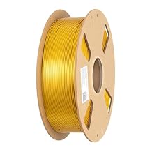 3D Printer Silk Gold PLA Filament 1.75mm 1KG 2.2LBS Spool 3D Printing Silky Shine PLA Materials Golden Color HZST3D