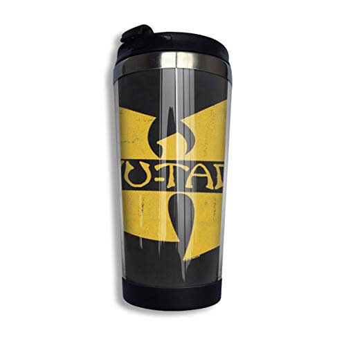 ANSHJ Wu Tang Clan Coffee Travel Mug Car Tumbler Cup Iced Tea Or Water Bottle Insulated Thermal Cup Stainless Steel for Hiking,Camping, Working & Traveling